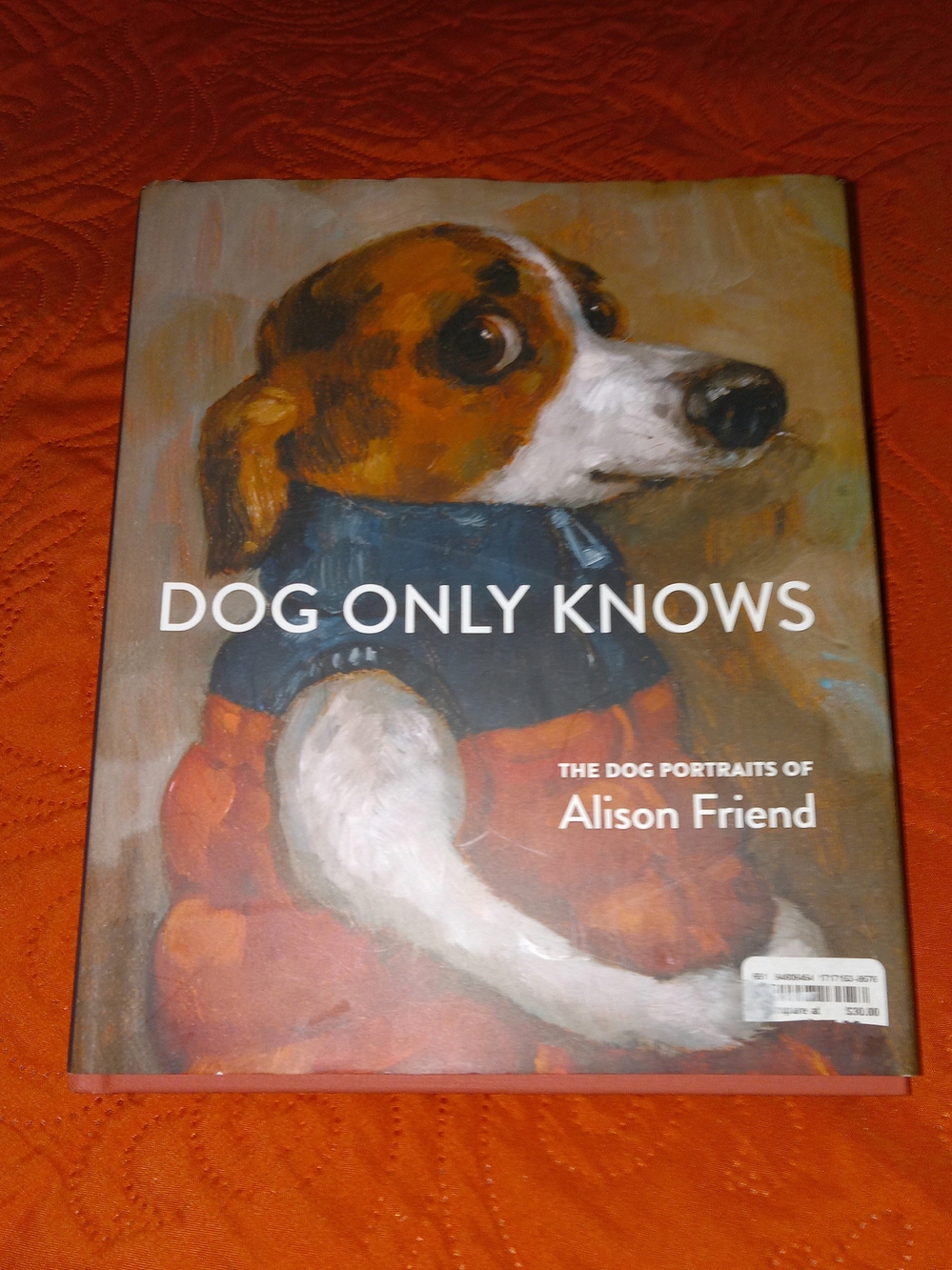 Dog Only Knows - Dark Green & Orange Dog Portrait Photography Book